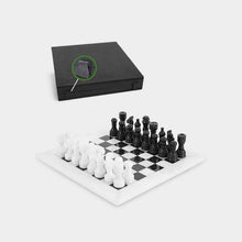 Load image into Gallery viewer, Marble 30cm Chess Set - White & Black