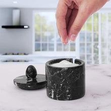 Load image into Gallery viewer, Marble Single Salt Cellar With Spoon