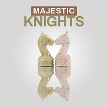 Load image into Gallery viewer, Chess Figures - Travertine and Green