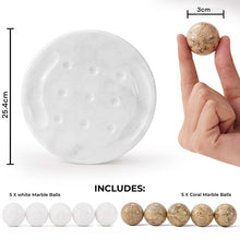 Load image into Gallery viewer, 25cm Tic Tac Toe - White & Coral