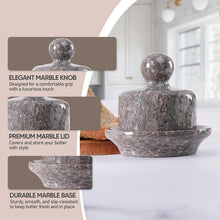Load image into Gallery viewer, Marble Mini Butter Dish