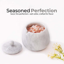 Load image into Gallery viewer, Marble Single Salt Cellar Bell Design