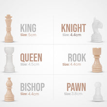 Load image into Gallery viewer, Marble 25cm Chess Set Verona & White