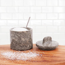 Load image into Gallery viewer, Marble Single Salt Cellar With Spoon