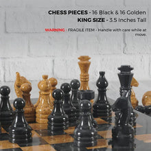 Load image into Gallery viewer, Chess Figures - Black & Golden