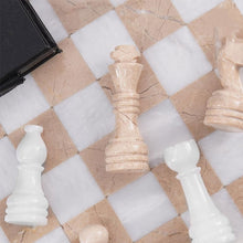 Load image into Gallery viewer, 38cm Chess Set With Storage Box - White & Verona