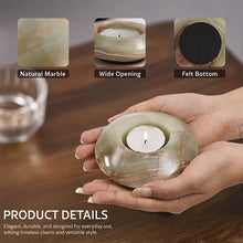 Load image into Gallery viewer, Marble Tea Light Candle Holder Set of 3