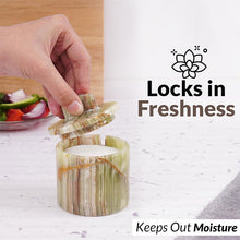 Load image into Gallery viewer, Marble Single Salt Cellar With Spoon