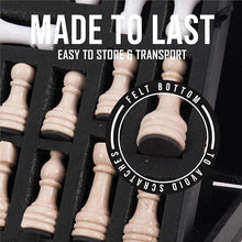 Load image into Gallery viewer, 38cm Chess Set With Storage Box - Verona & White