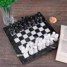 Load image into Gallery viewer, 30cm Chess Set With Storage Box - Black Zebra & White