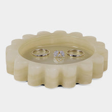 Load image into Gallery viewer, Round Jewellery Tray - Cloud Design