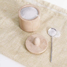 Load image into Gallery viewer, Marble Single Salt Cellar With Spoon