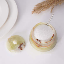 Load image into Gallery viewer, Marble Single Salt Cellar Bell Design