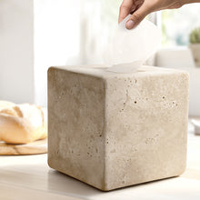 Load image into Gallery viewer, Marble Tissue Box Holder - Square