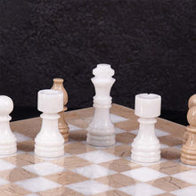 Load image into Gallery viewer, Marble 30cm Chess Set Verona & White