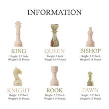 Load image into Gallery viewer, Marble 38cm Chess Set - Verona and Green