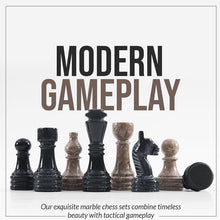 Load image into Gallery viewer, 38cm Chess Set With Storage Box - Black & Oceanic