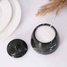 Load image into Gallery viewer, Marble Single Salt Cellar Bell Design