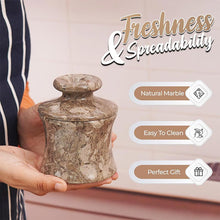 Load image into Gallery viewer, Marble Butter Keeper Bell