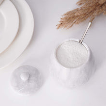 Load image into Gallery viewer, Marble Single Salt Cellar Bell Design