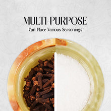 Load image into Gallery viewer, Handcrafted Marble Salt Cellar Set Of 2 With Spoons