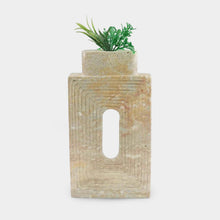 Load image into Gallery viewer, Stepped Geometric Vase