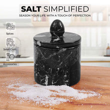 Load image into Gallery viewer, Marble Single Salt Cellar With Spoon