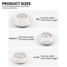 Load image into Gallery viewer, Marble Tea Light Candle Holder Set of 3