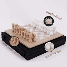 Load image into Gallery viewer, Marble 30cm Chess Set Verona & White
