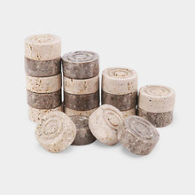 Load image into Gallery viewer, Checkers Figures - Oceanic & Travertine