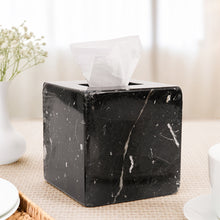 Load image into Gallery viewer, Marble Tissue Box Holder - Square