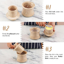 Load image into Gallery viewer, Marble Butter Keeper Bell