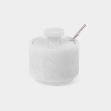 Load image into Gallery viewer, Marble Single Salt Cellar With Spoon