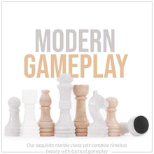 Load image into Gallery viewer, 38cm Chess Set With Storage Box - Verona & White