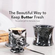 Load image into Gallery viewer, Marble Butter Keeper Bell