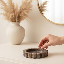 Load image into Gallery viewer, Round Jewellery Tray - Cloud Design