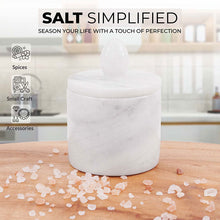 Load image into Gallery viewer, Marble Single Salt Cellar With Spoon