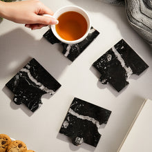 Load image into Gallery viewer, Marble Puzzle Coaster Set of 4