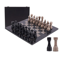 Load image into Gallery viewer, 38cm Chess Set With Storage Box - Black & Oceanic