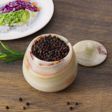 Load image into Gallery viewer, Marble Single Salt Cellar Bell Design