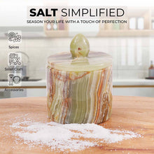 Load image into Gallery viewer, Marble Single Salt Cellar With Spoon