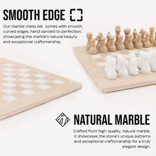 Load image into Gallery viewer, Marble 25cm Chess Set Verona & White