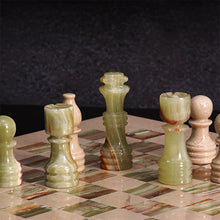 Load image into Gallery viewer, Marble 30cm Chess Set - Verona & Green