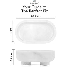 Load image into Gallery viewer, Marble Oval Bowl With Stand