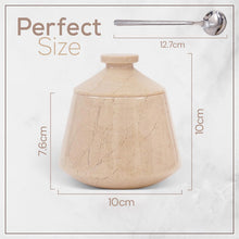 Load image into Gallery viewer, Marble Big Tumbler Salt Cellar
