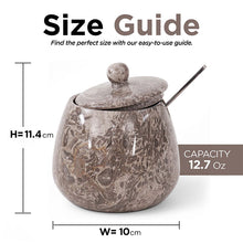 Load image into Gallery viewer, Marble Single Salt Cellar Bell Design