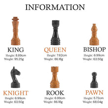 Load image into Gallery viewer, Marble 38cm Chess Set - Black & Golden