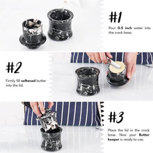 Load image into Gallery viewer, Marble Butter Keeper Bell