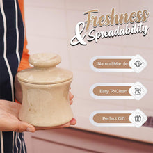 Load image into Gallery viewer, Marble Butter Keeper Bell