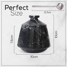 Load image into Gallery viewer, Marble Big Tumbler Salt Cellar
